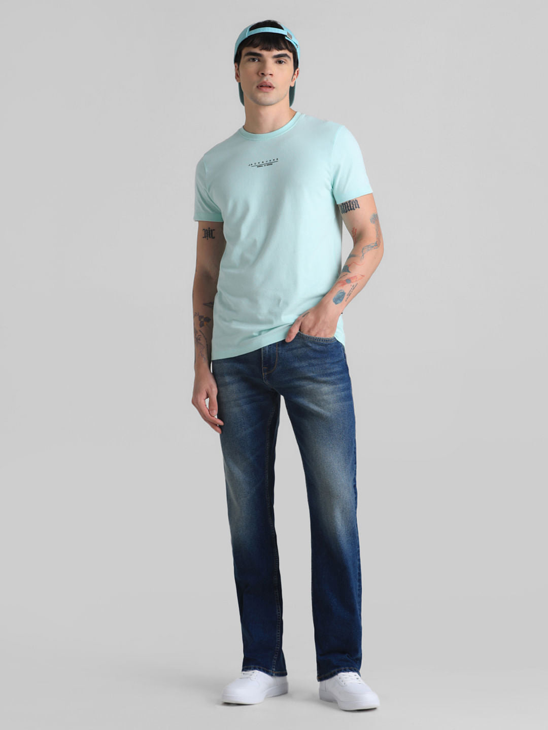 Washed Ray Bootcut Jeans