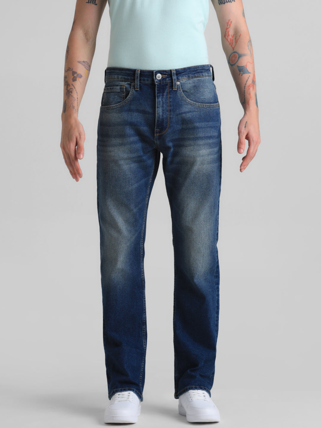 Washed Ray Bootcut Jeans