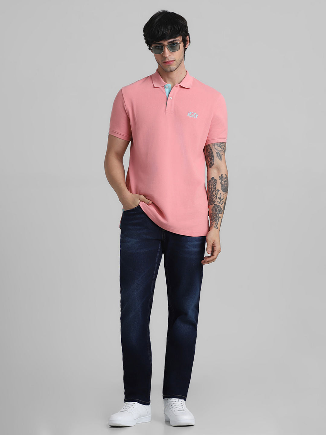 Clark Low Rise Regular Fit Jeans - Dark Blue