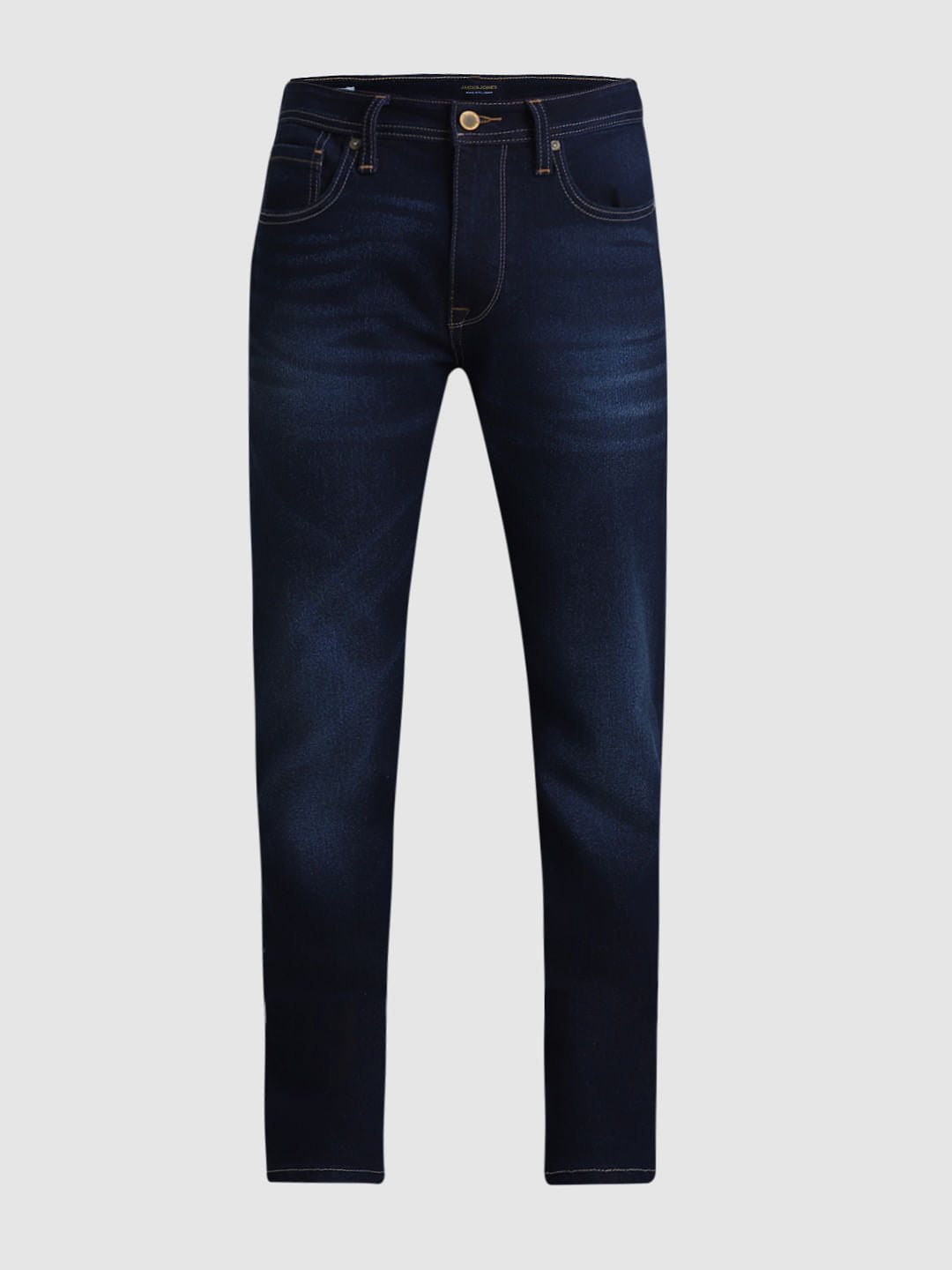 Clark Low Rise Regular Fit Jeans - Dark Blue