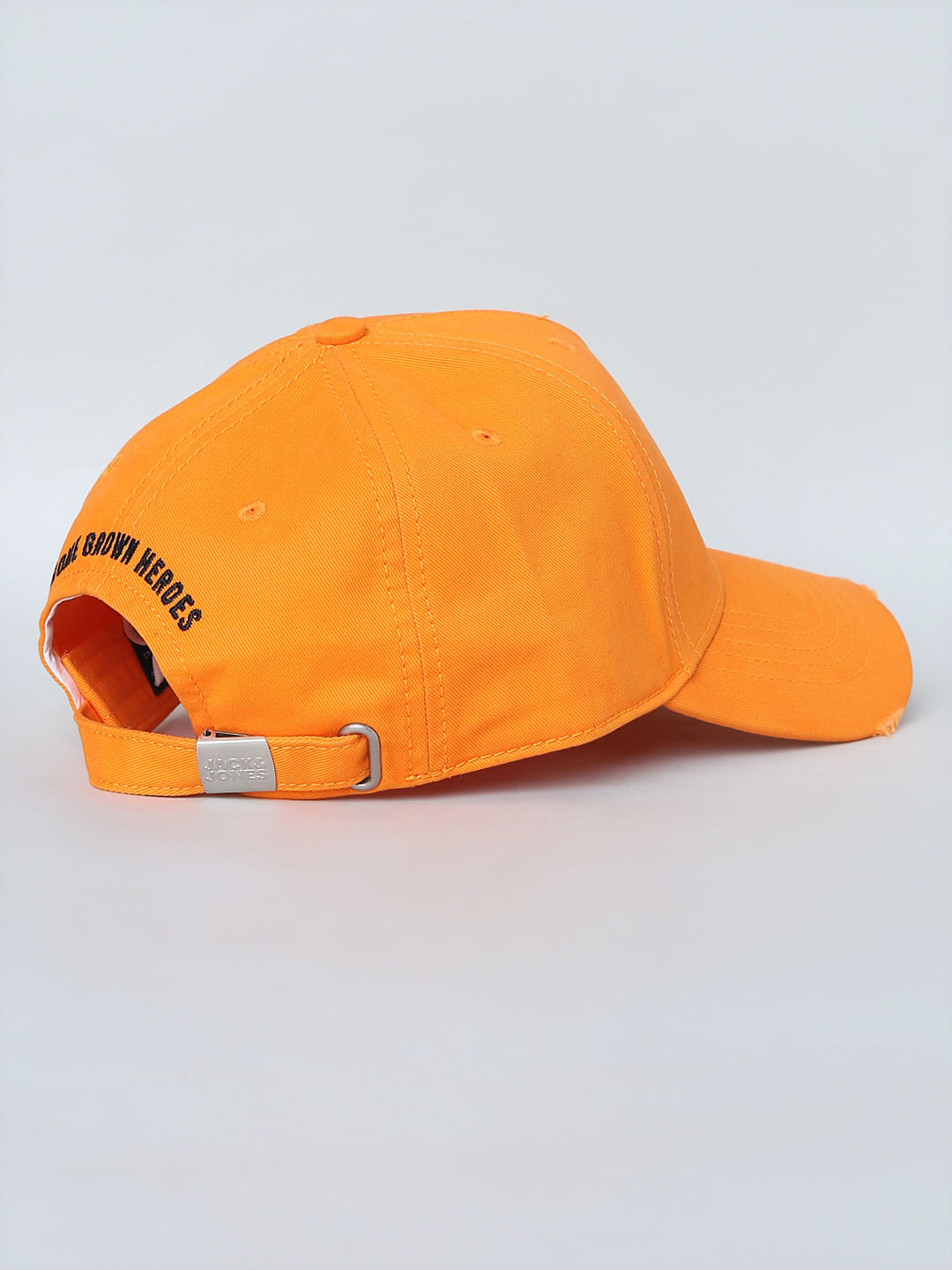 Golden Yellow Logo Print Baseball Cap