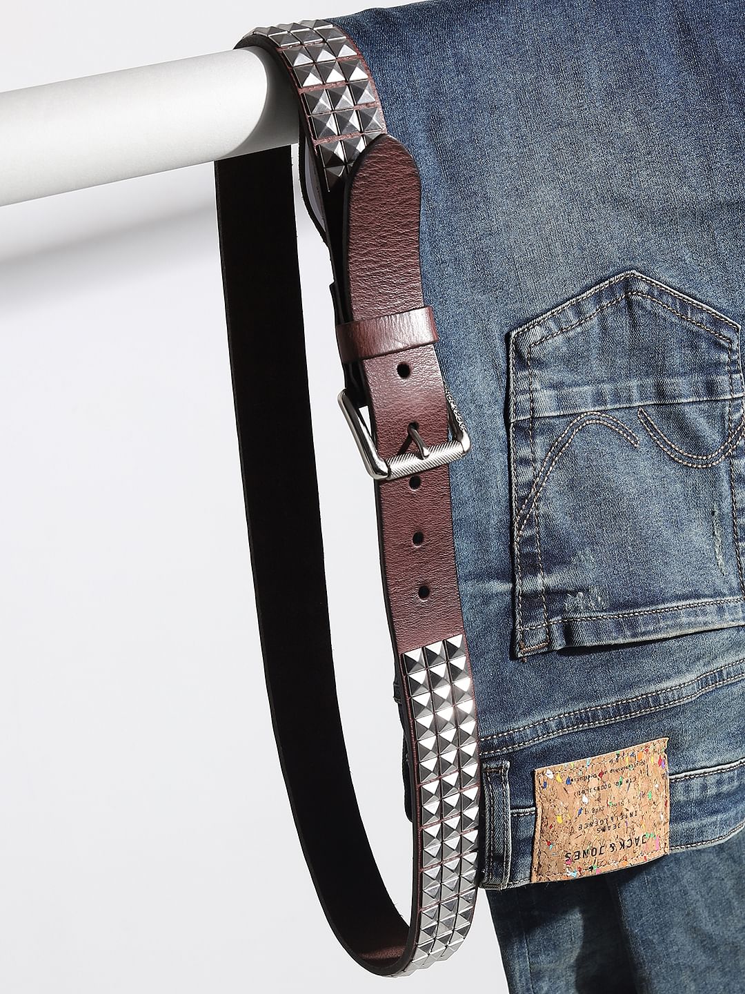 Brown Textured Belt