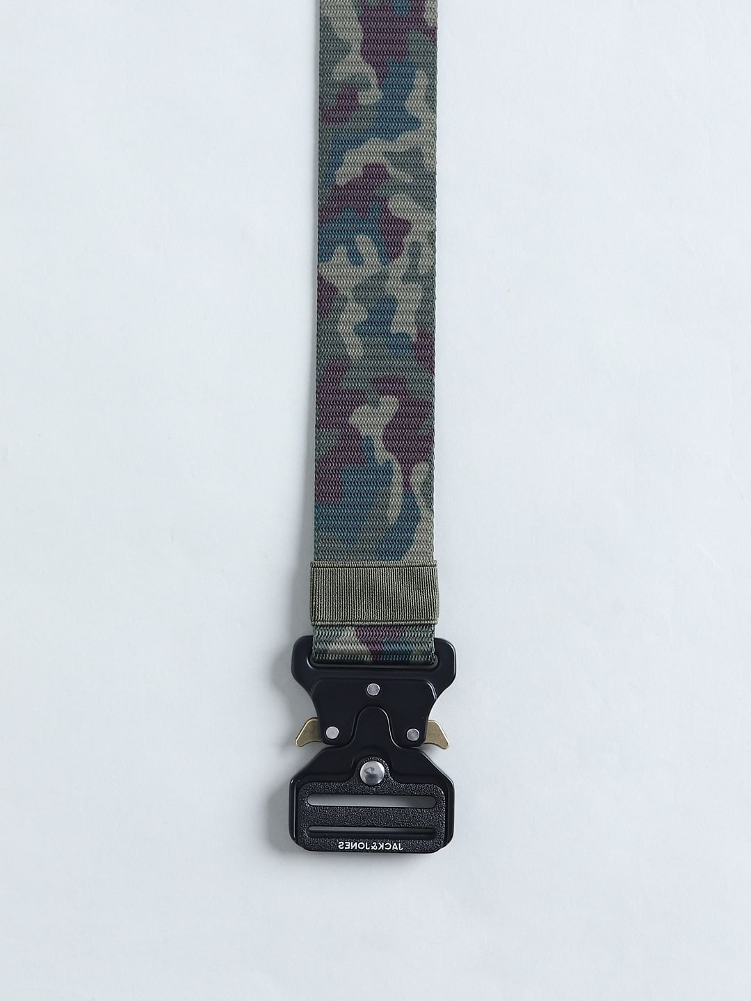 Green Camo Print Belt