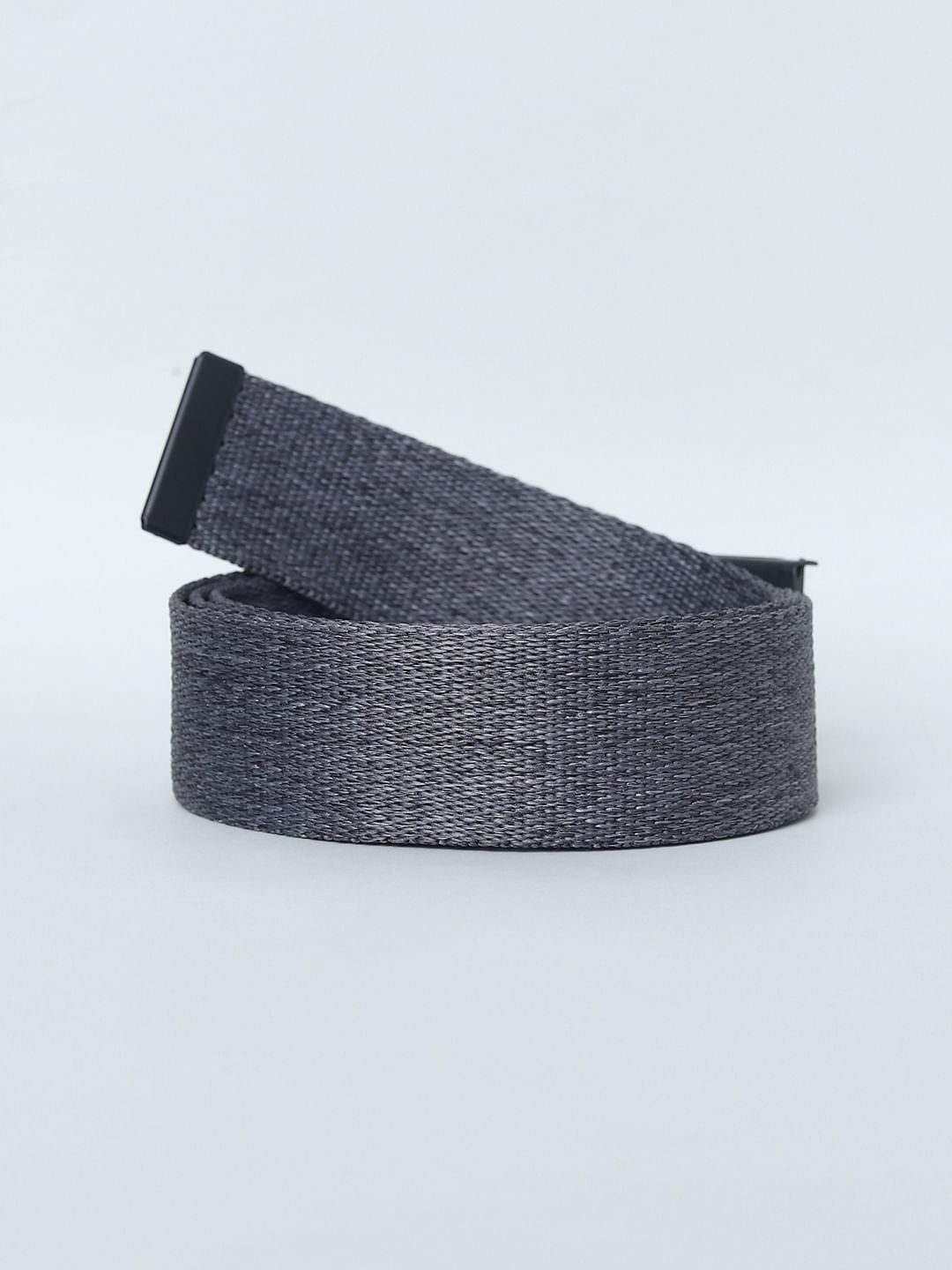 Dark Grey Snap Buckle Belt