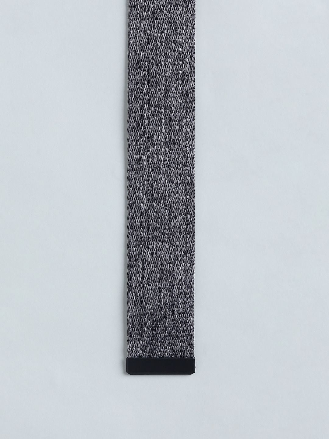Dark Grey Snap Buckle Belt