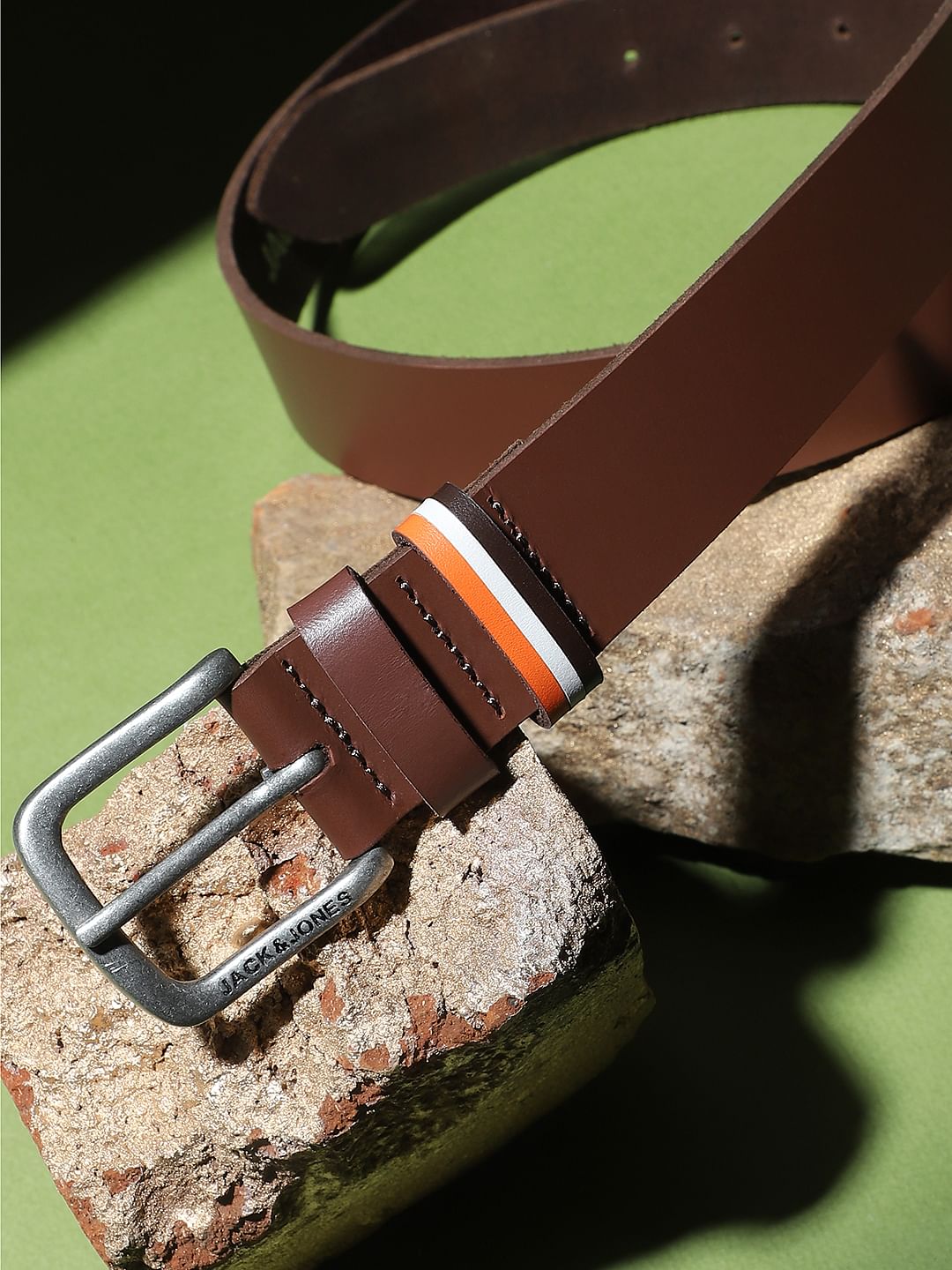 Brown Leather Belt - Main Image