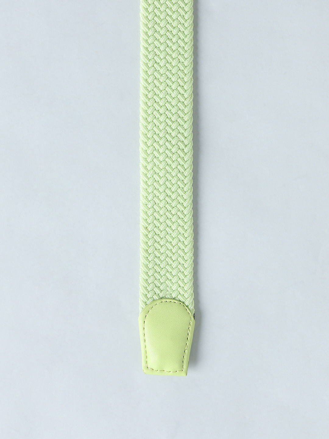 Green Woven Braided Belt