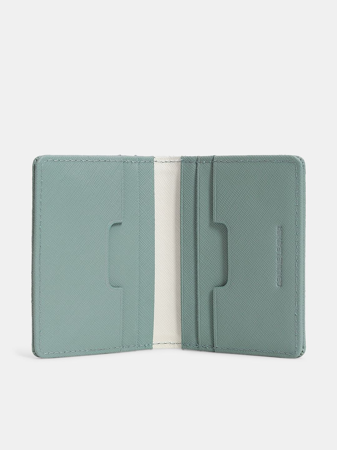 Green Premium Leather Card Holder