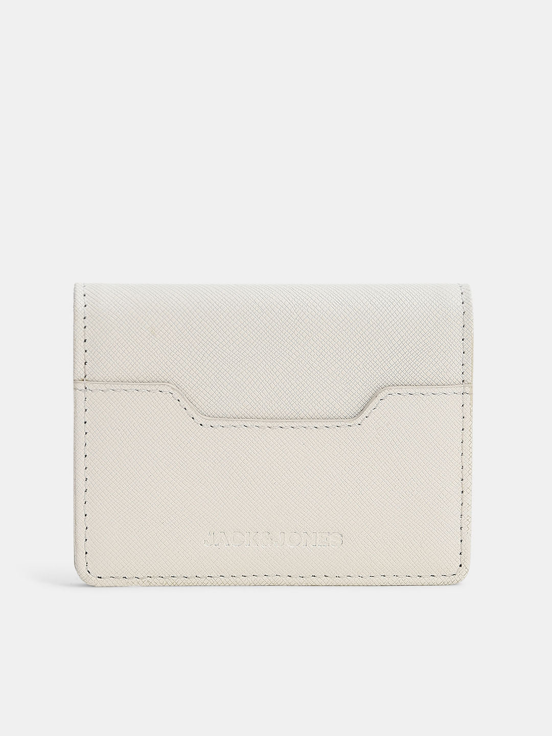 Beige Premium Leather Card Holder