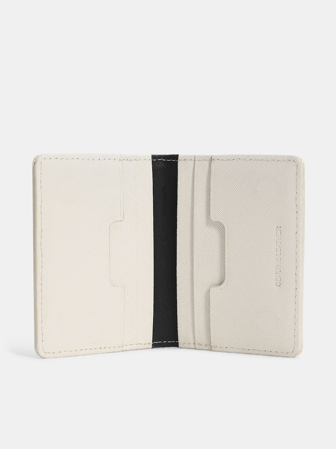 Beige Premium Leather Card Holder