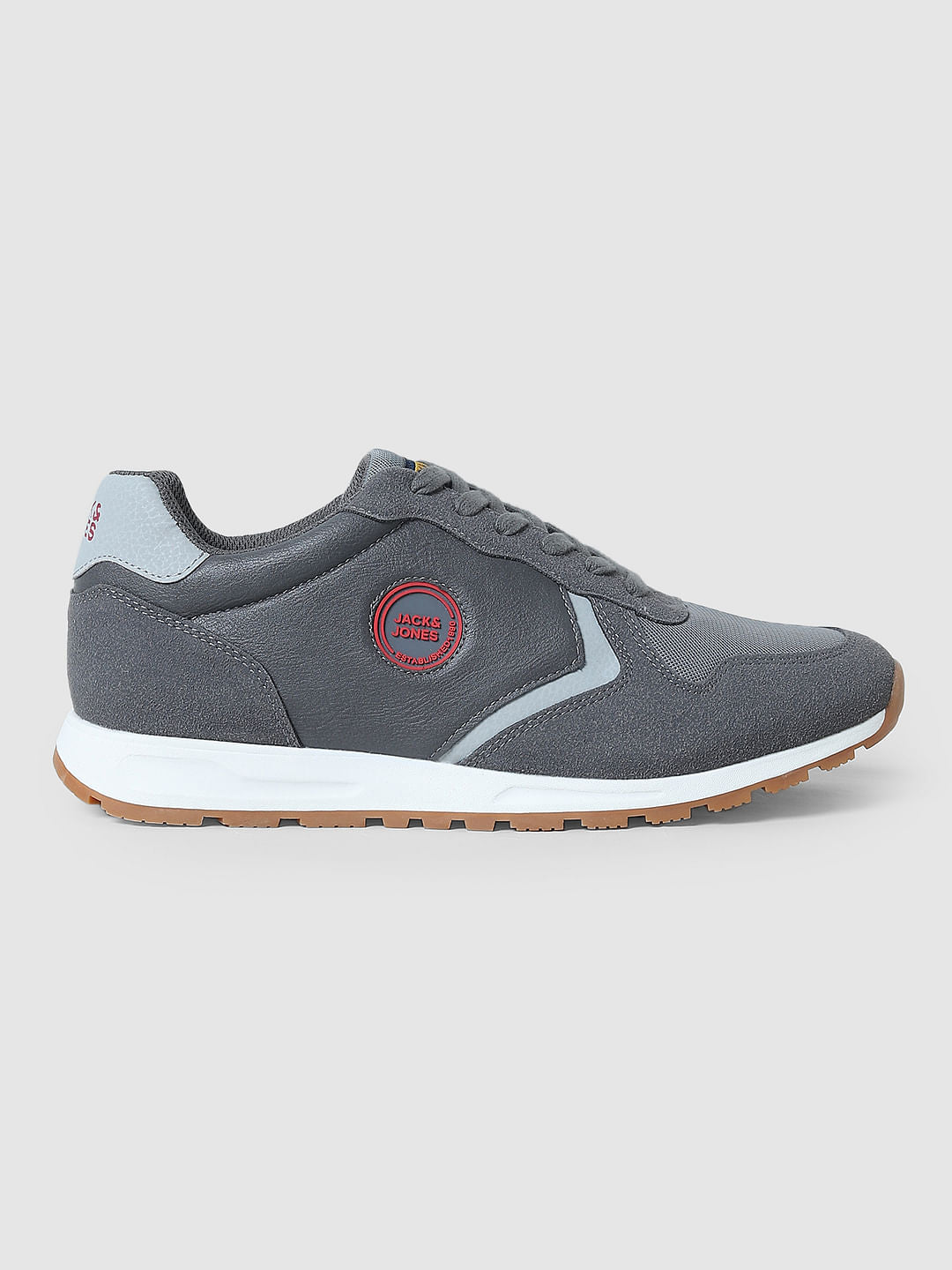 Grey PU Sneakers