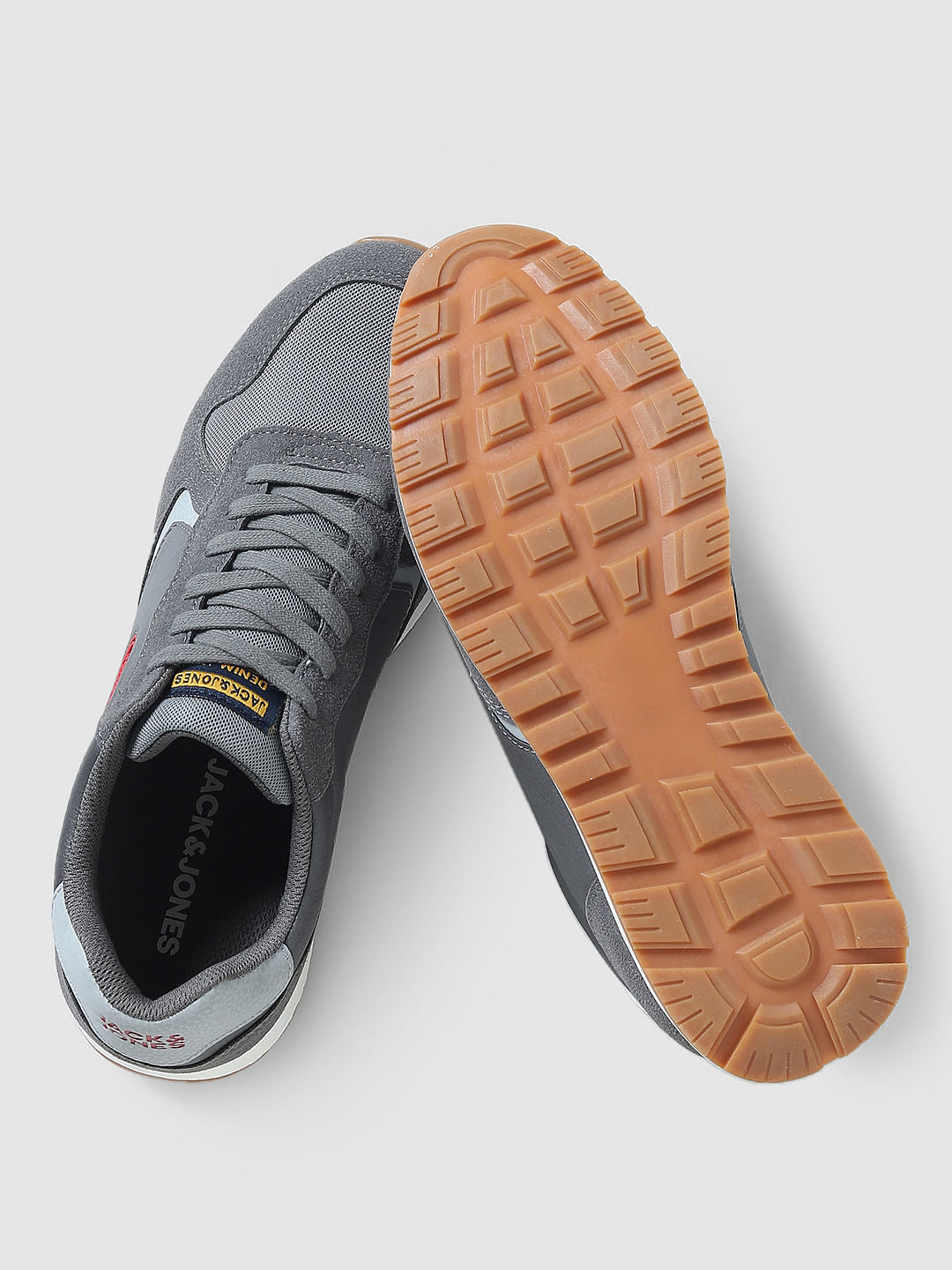 Grey PU Sneakers
