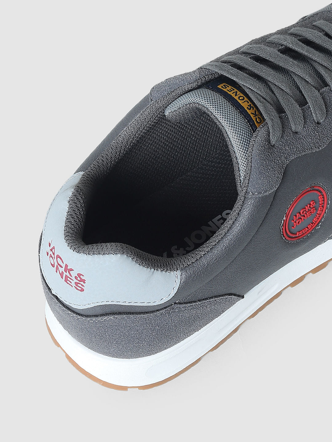 Grey PU Sneakers