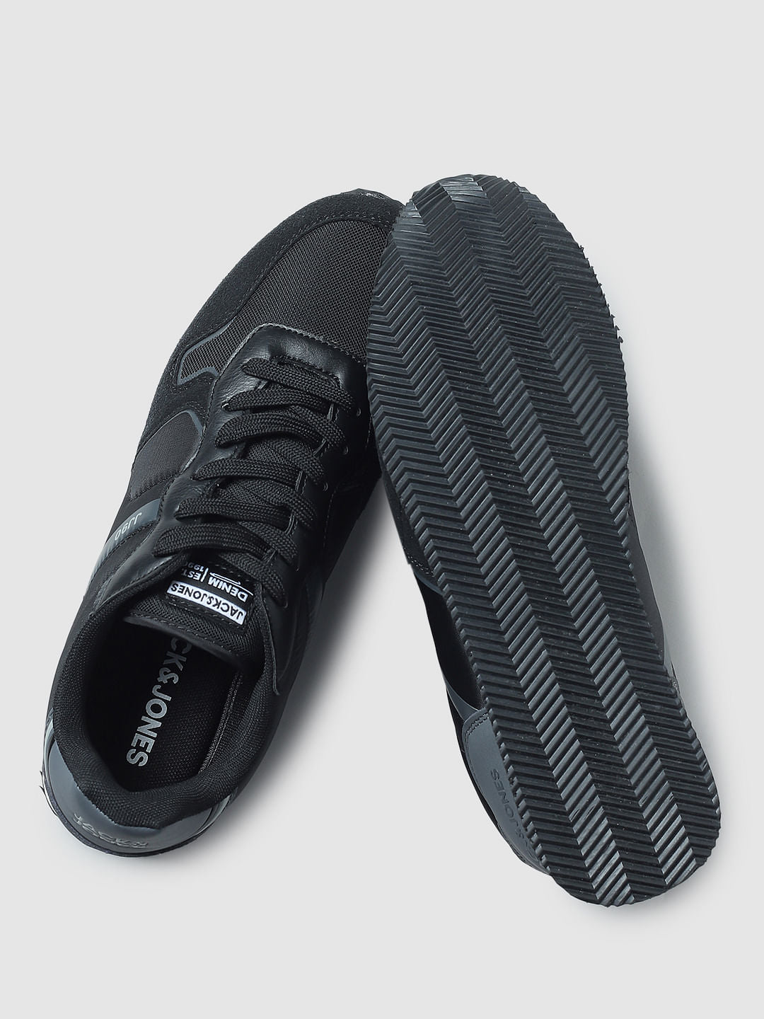 Black Thread Detail Sneakers