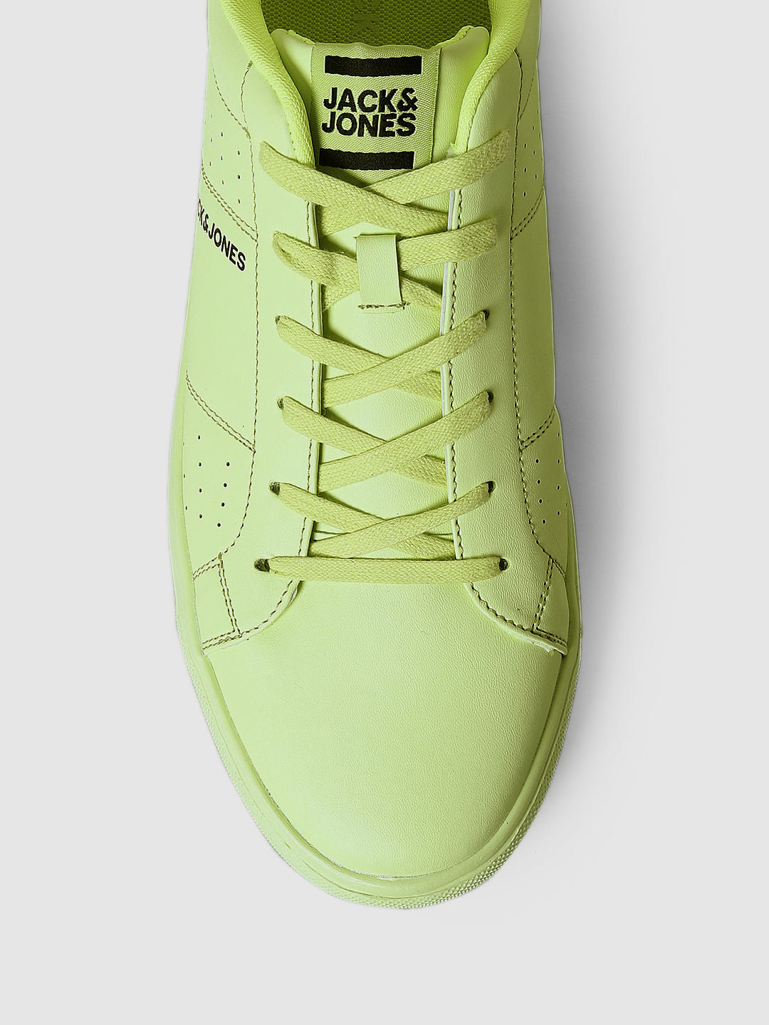 Green PU Skater Sneakers