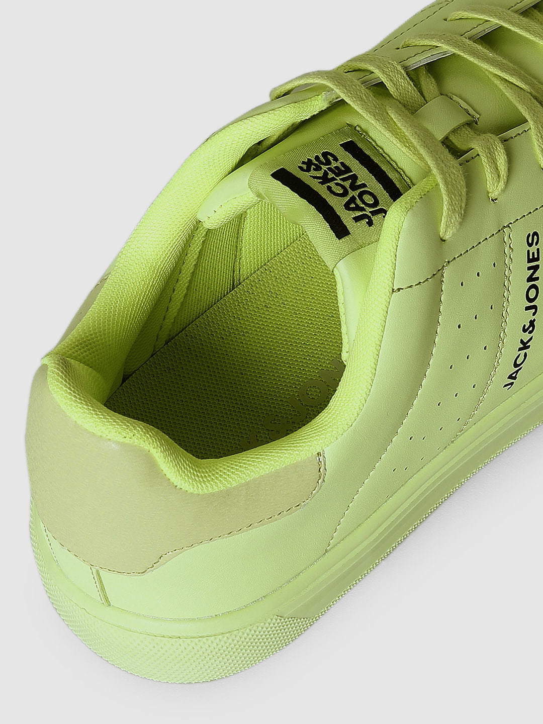 Green PU Skater Sneakers