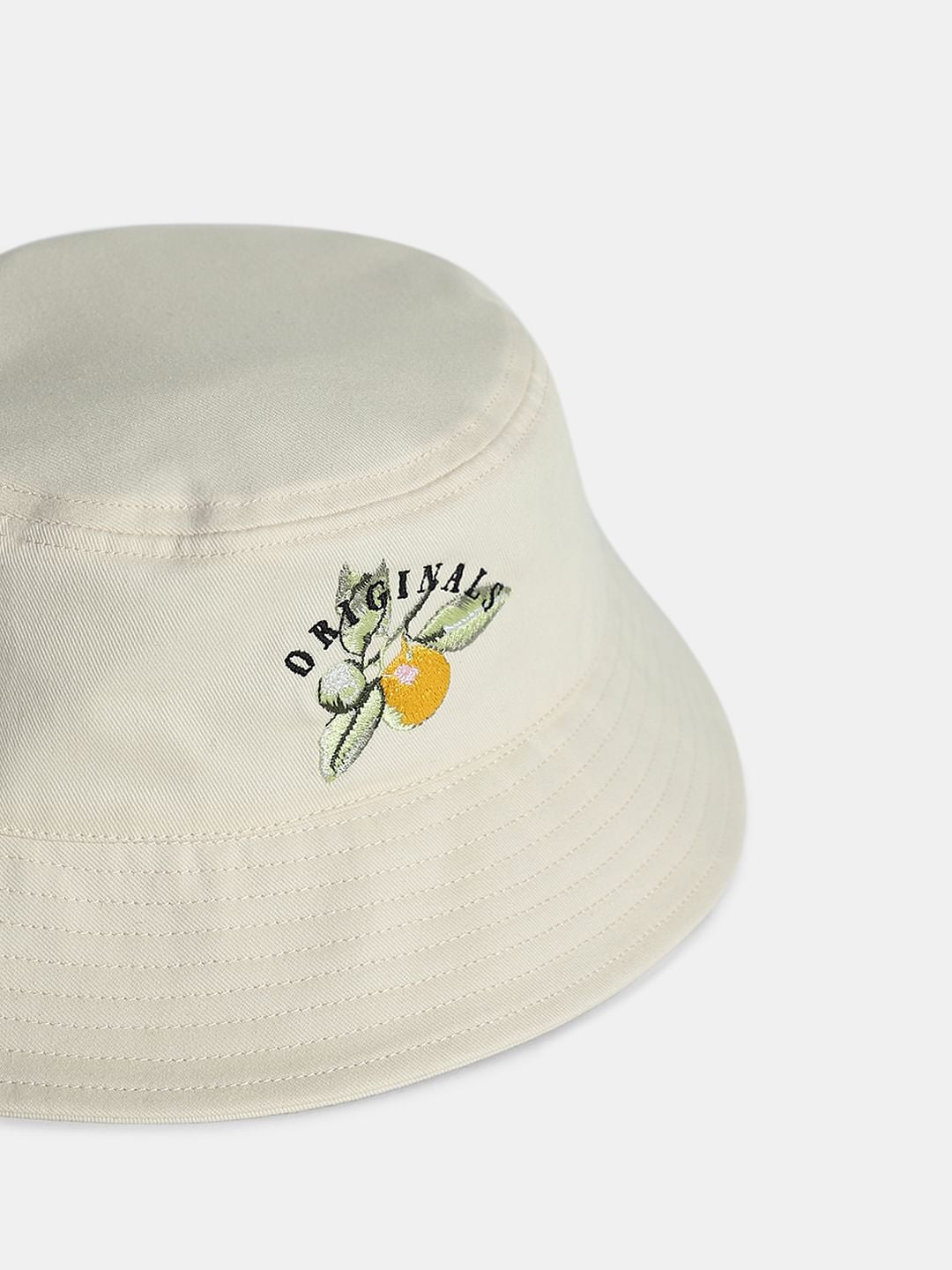 Cream Linen Bucket Hat