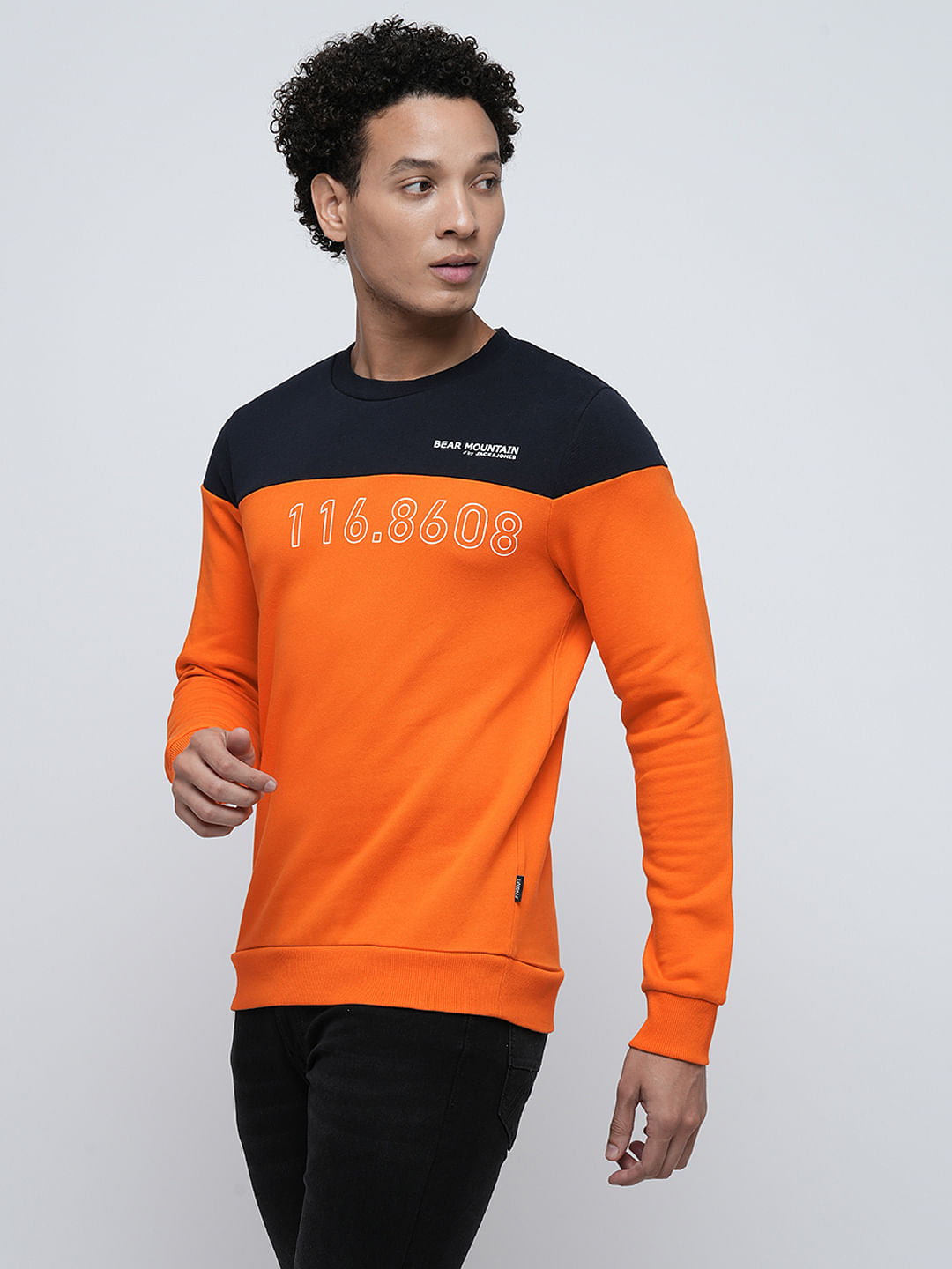 PRODUKT by JACK&JONES Red Colourblocked Sweatshirt