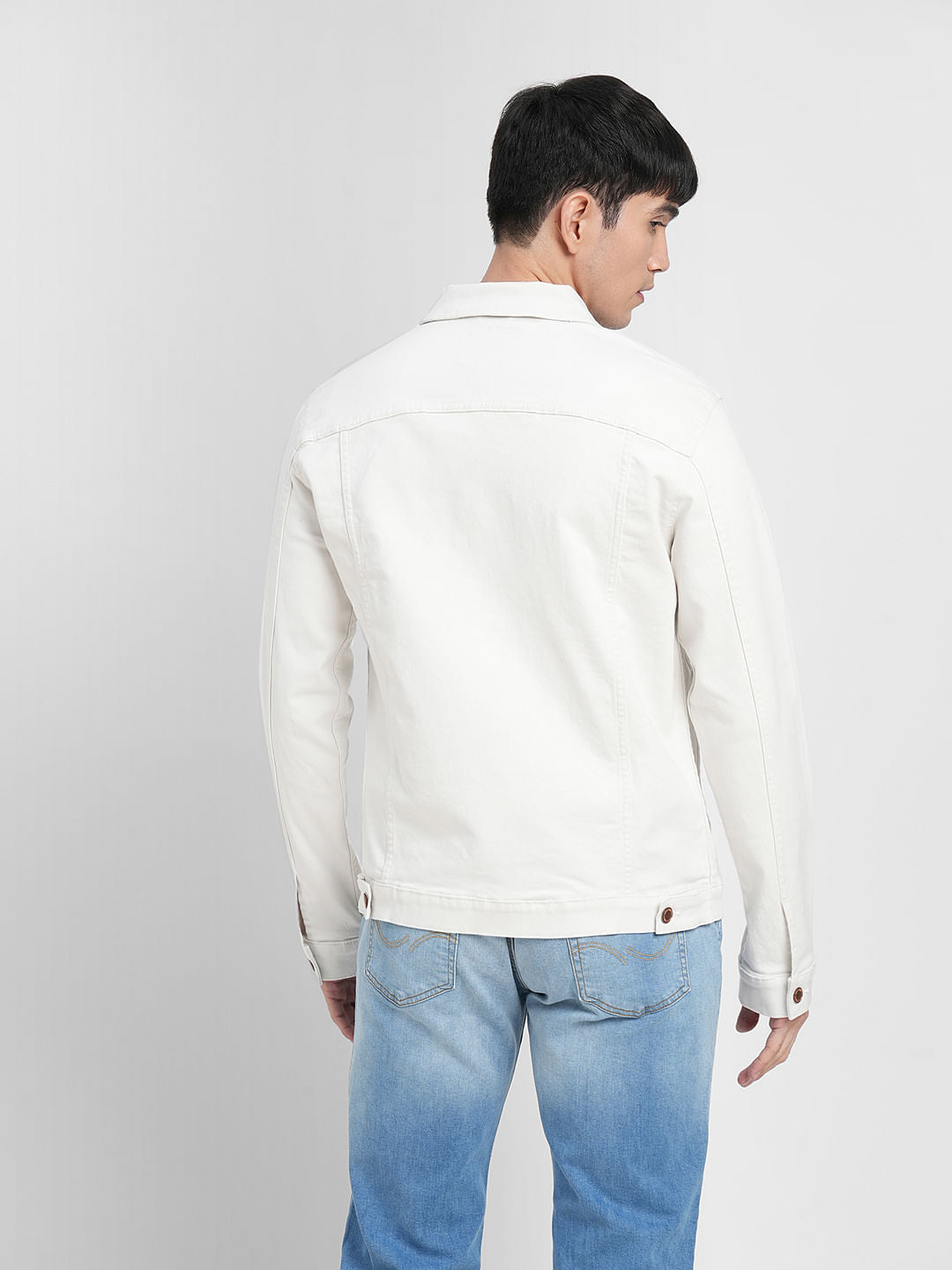 White Trucker Denim Jacket