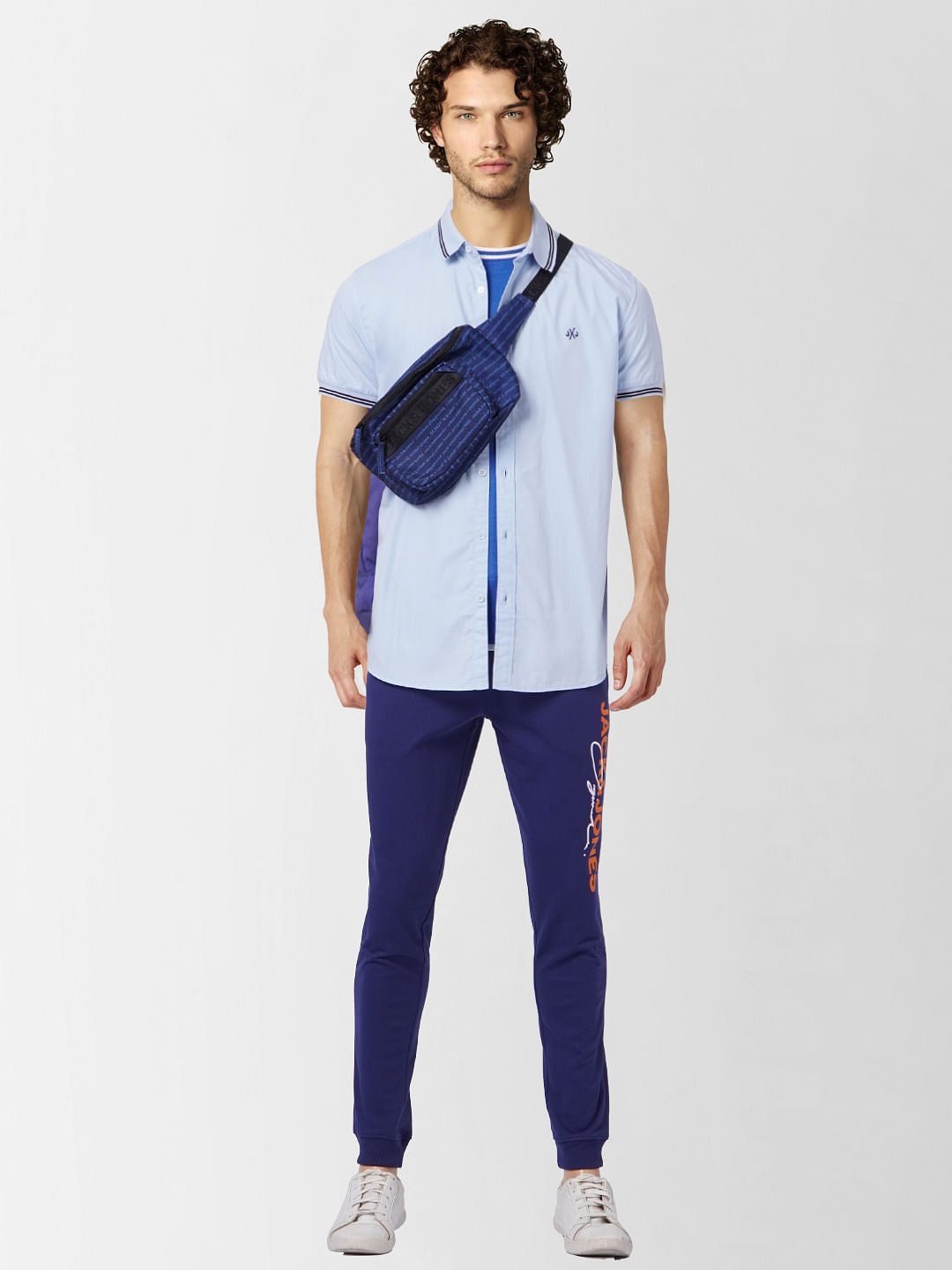 Light Blue Half Sleeves Shirt