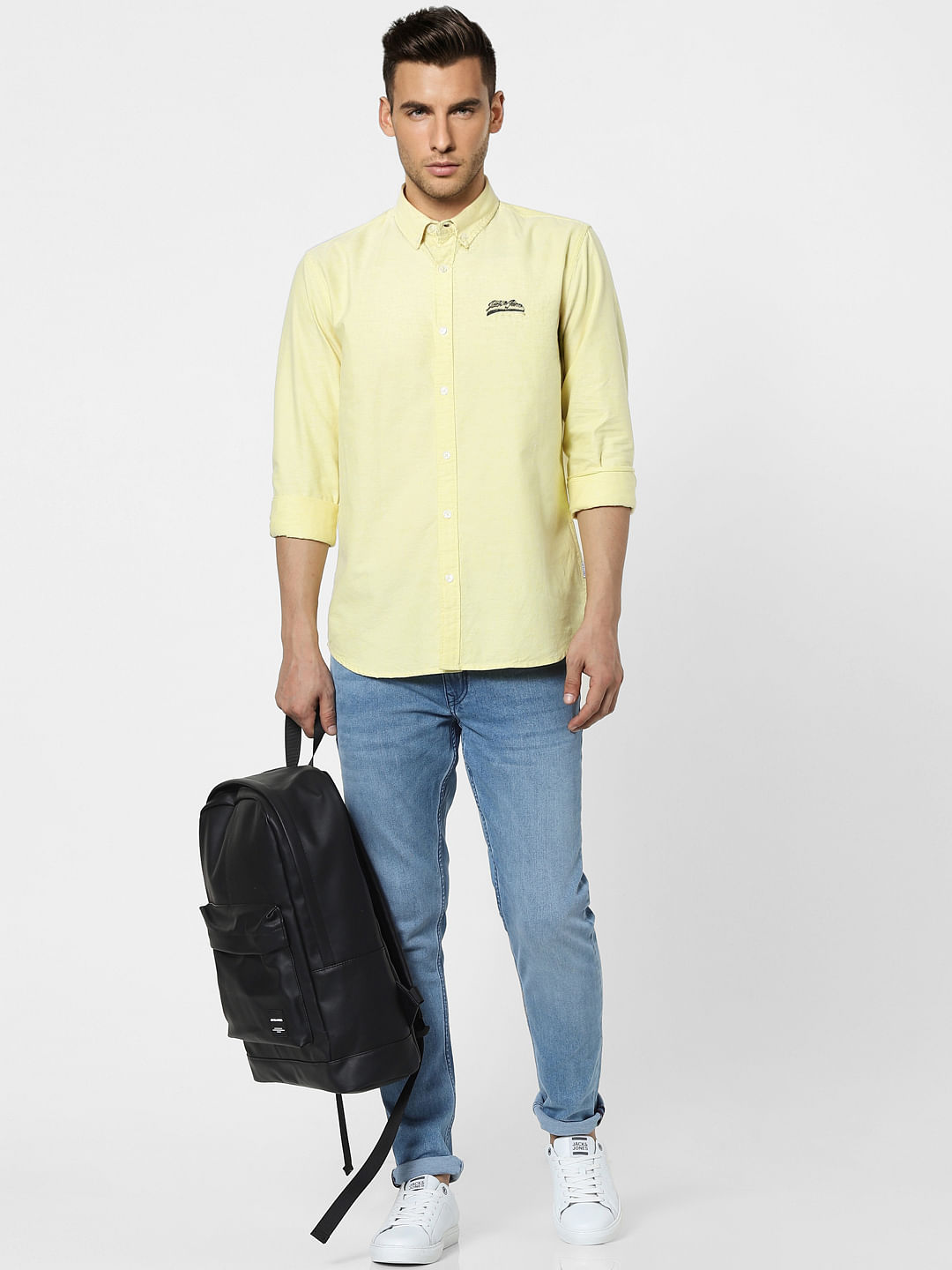 Yellow Full Sleeves Shirt