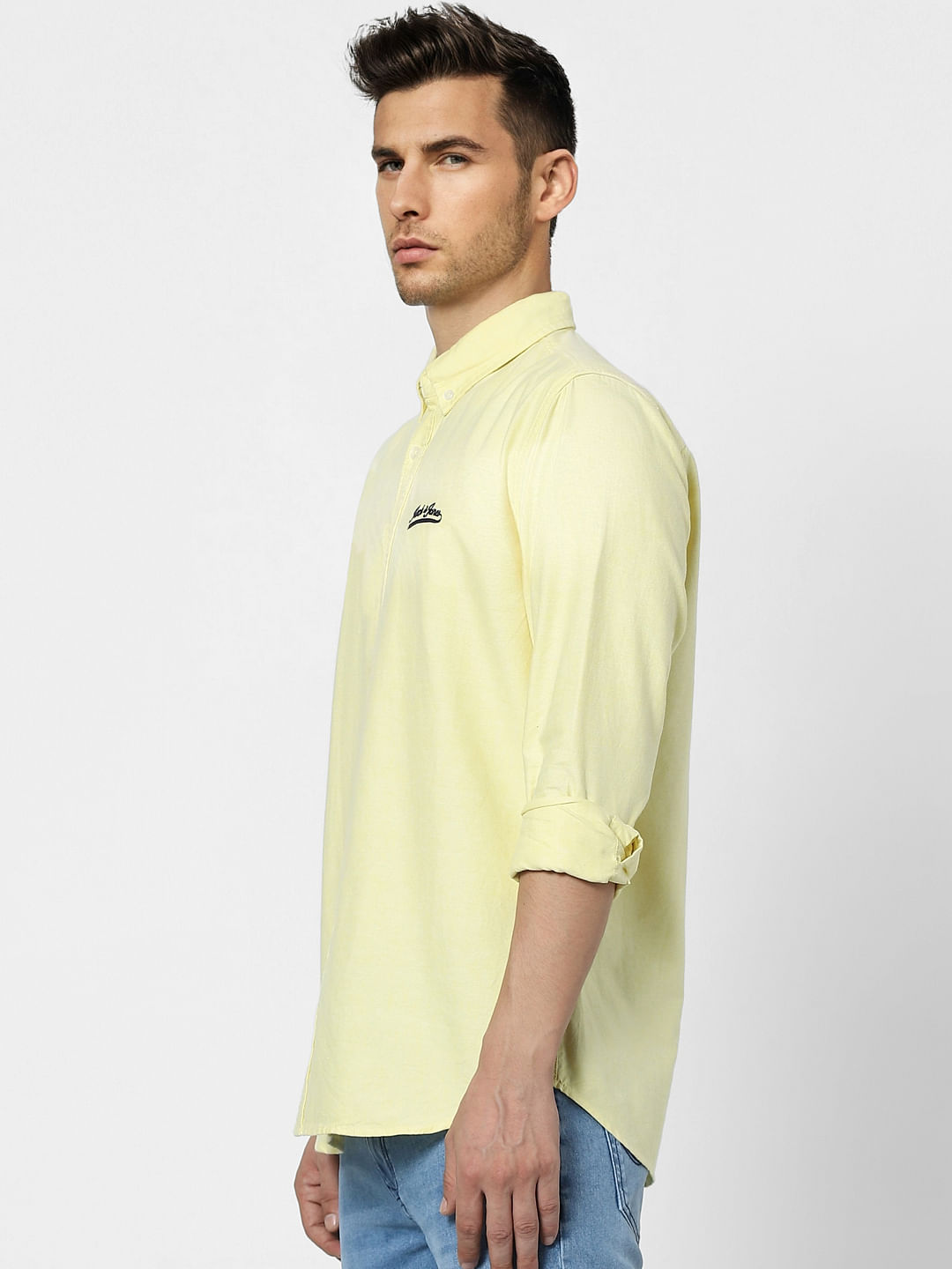 Yellow Full Sleeves Shirt