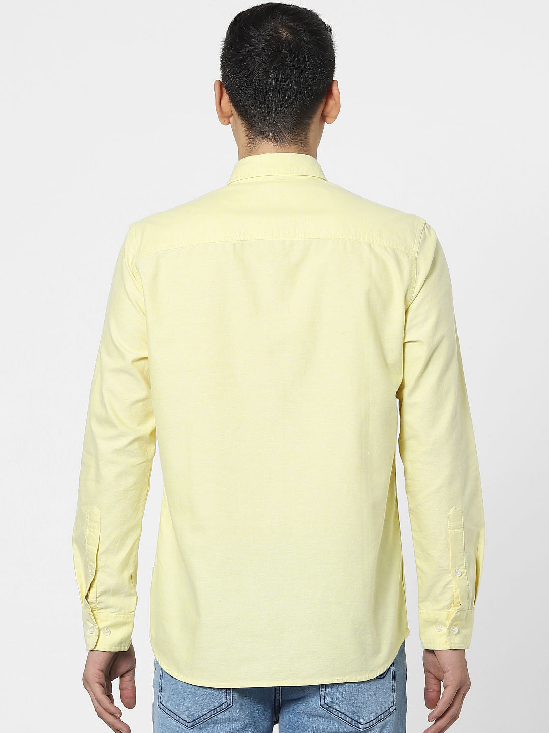 Yellow Full Sleeves Shirt