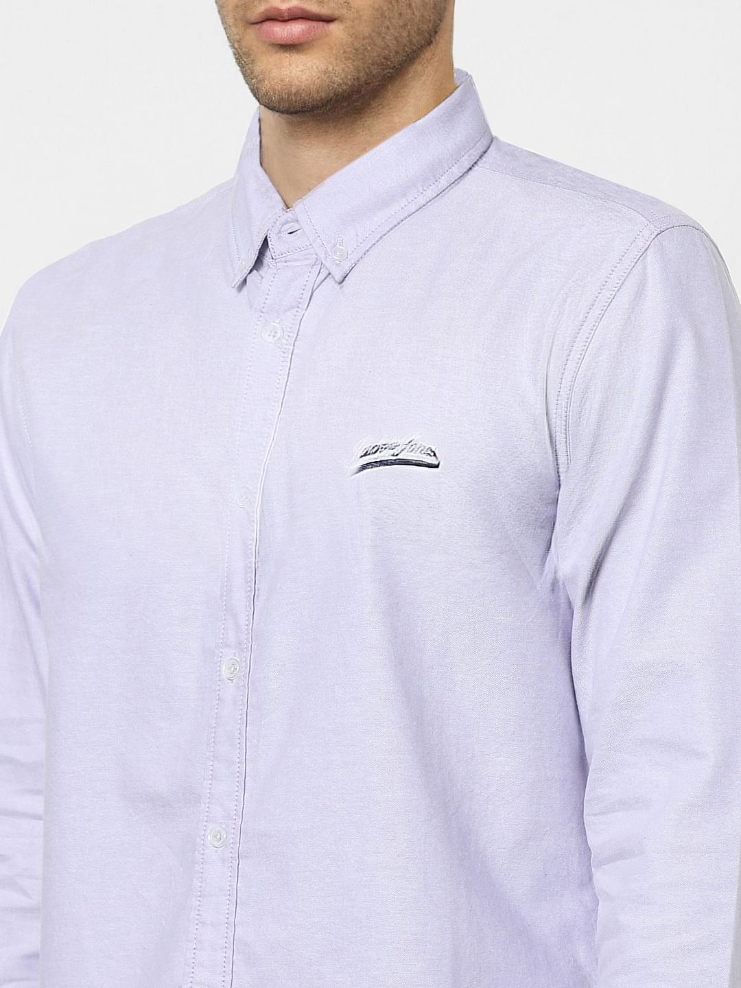 Light Purple Full Sleeves Shirt