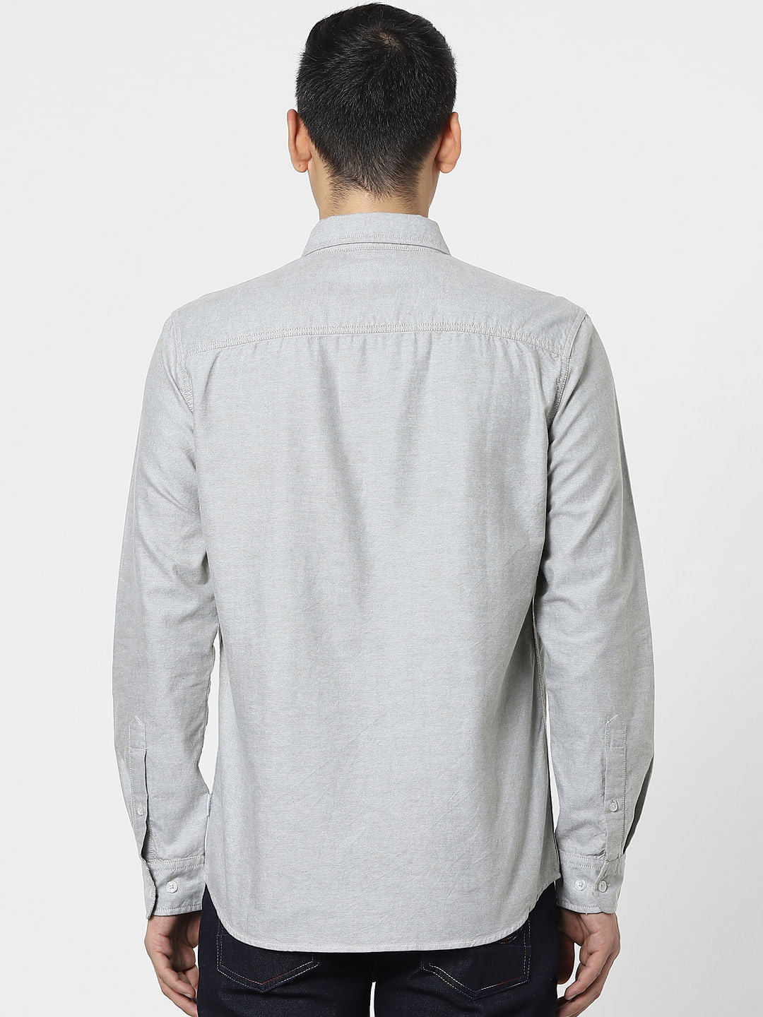 Grey Full Sleeves Shirt