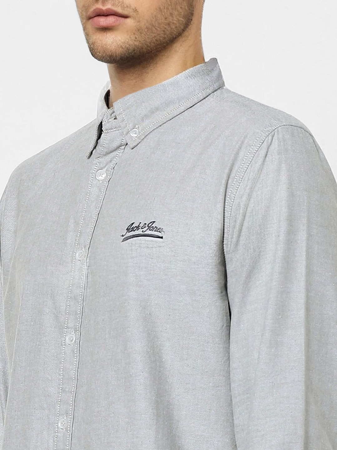 Grey Full Sleeves Shirt