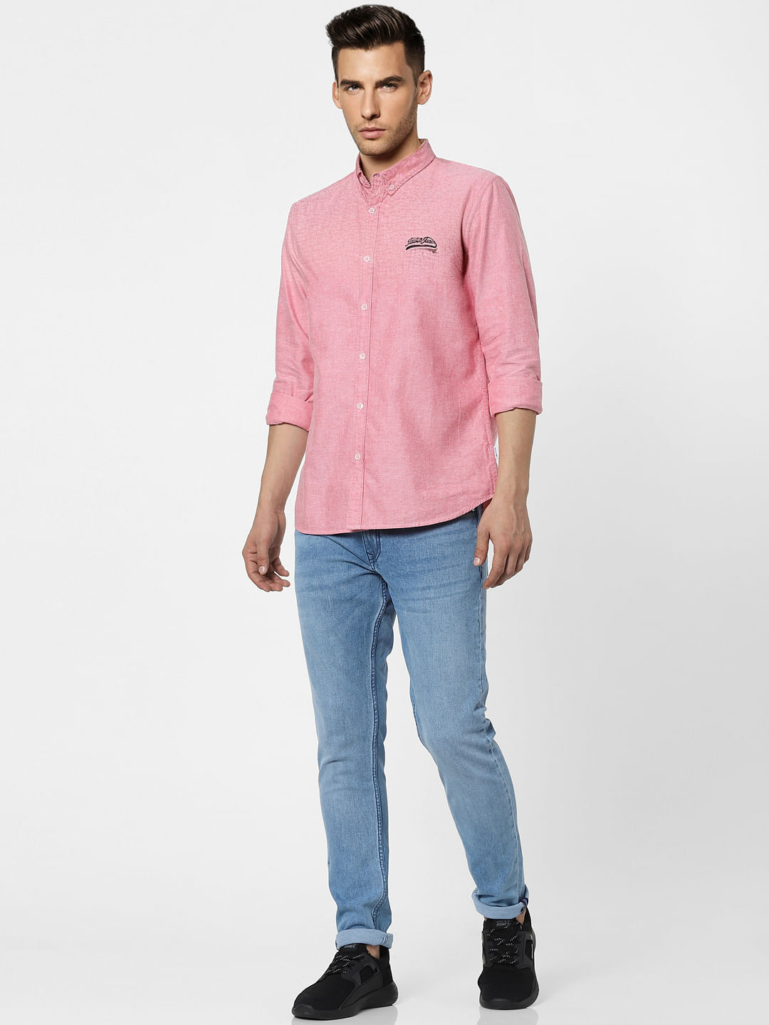 Pink Full Sleeves Shirt