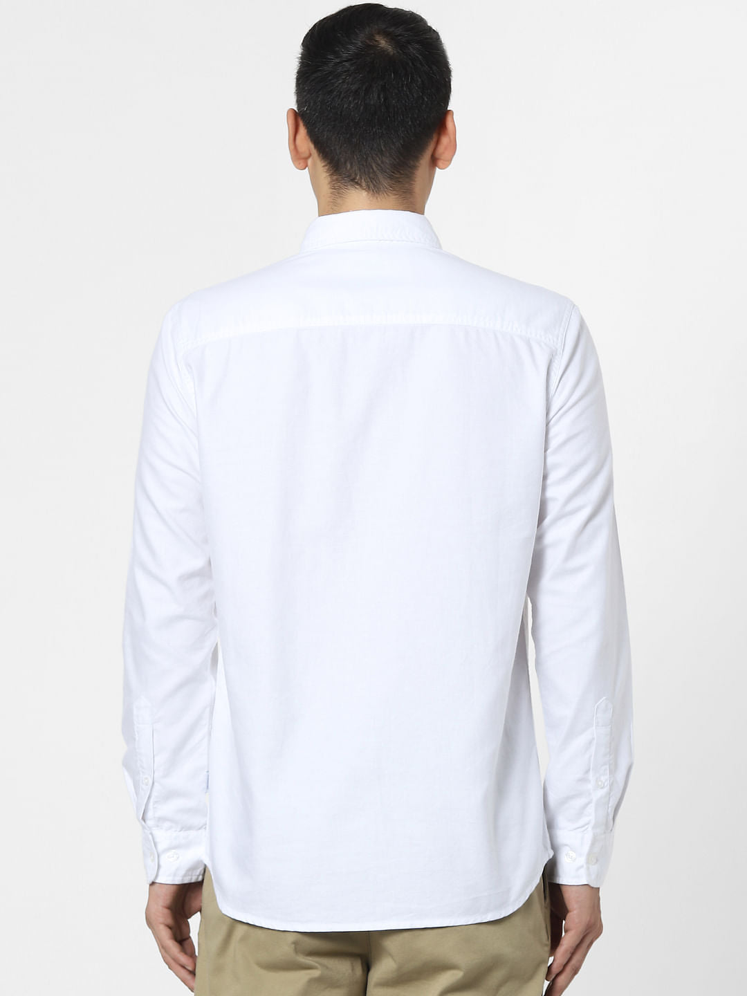 White Full Sleeves Shirt