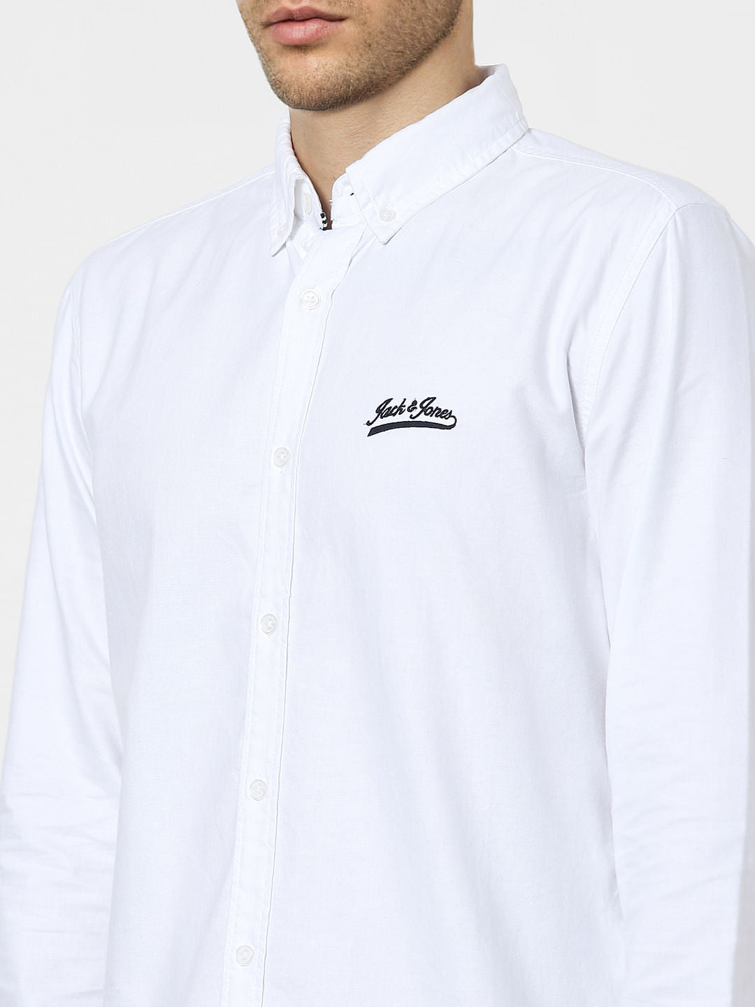 White Full Sleeves Shirt