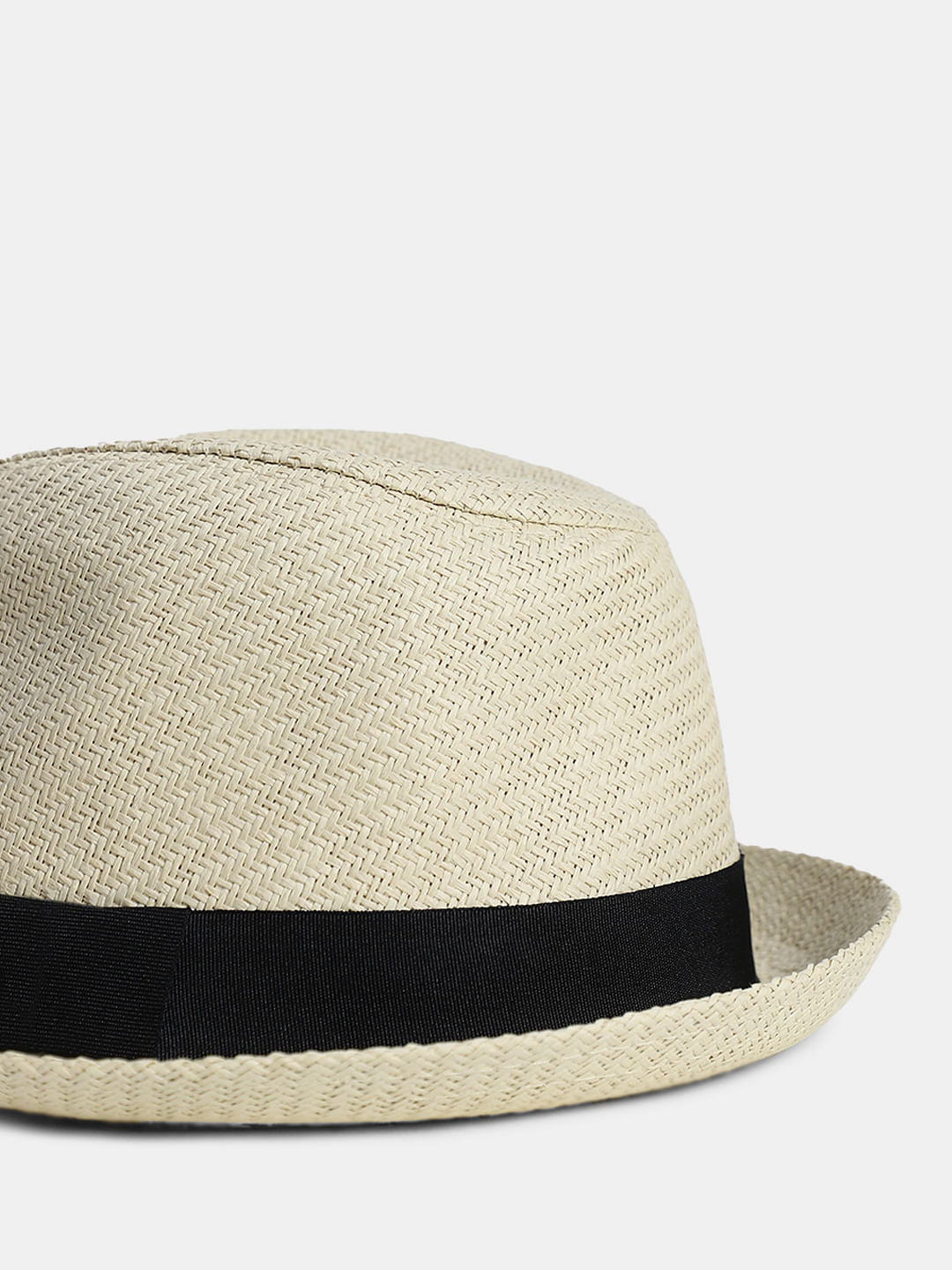 Cream Paper straw Hat