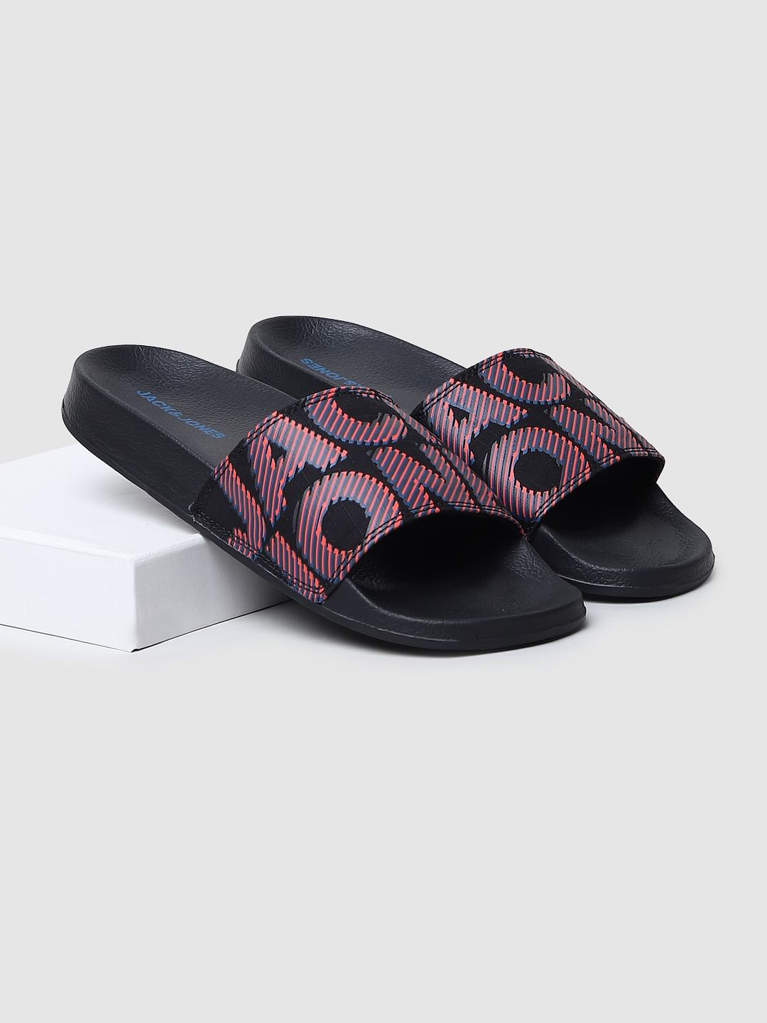 Black Typographic Print Sliders
