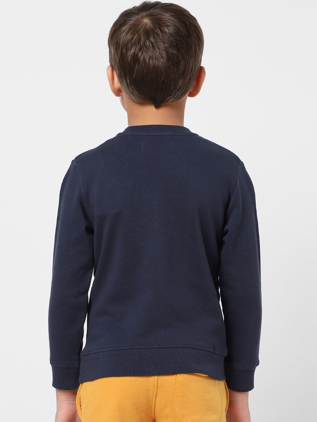 BOYS Blue Logo Print Sweatshirt