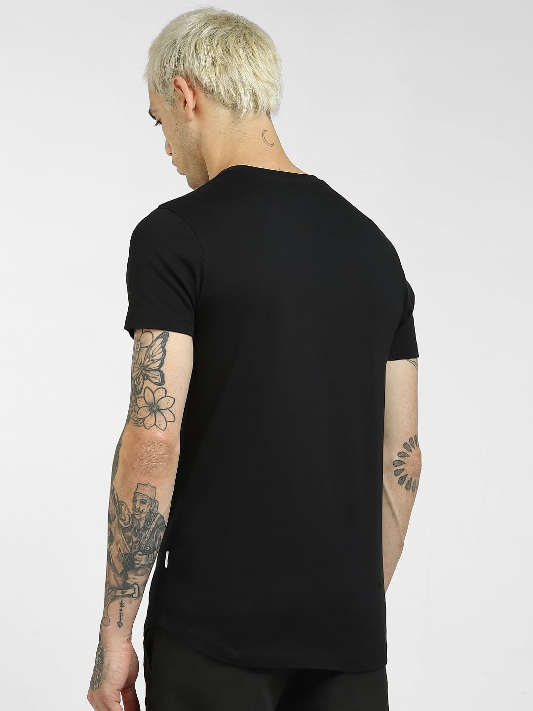 Black Graphic Print T-shirt