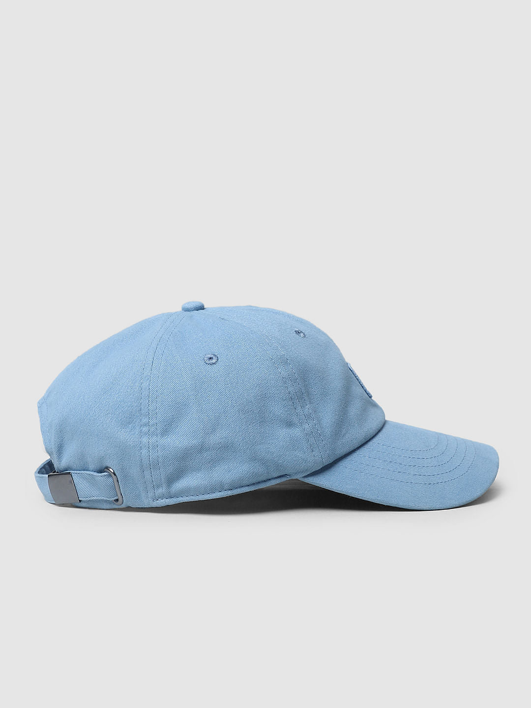 Blue Embroidered Badge Baseball Cap