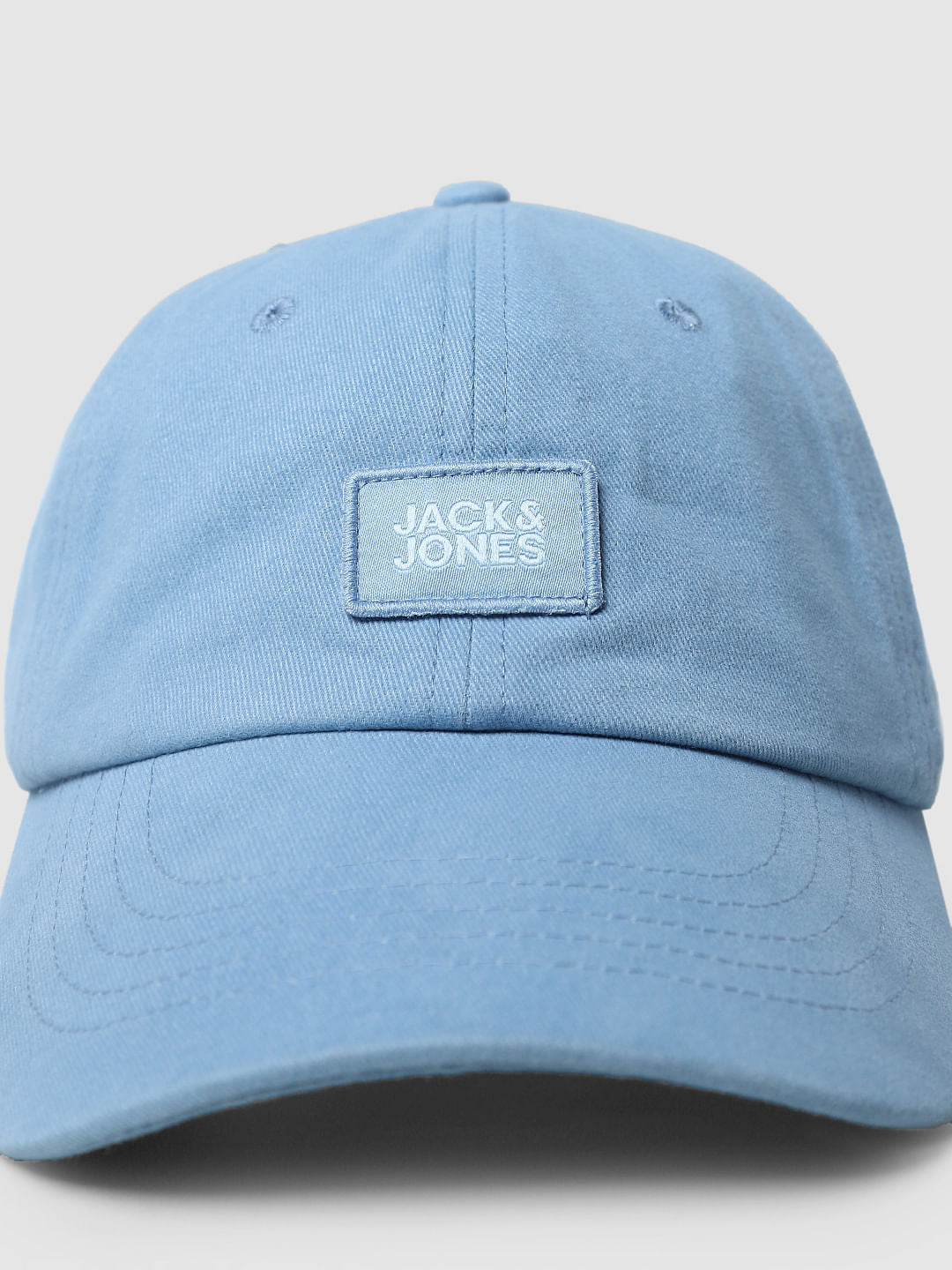 Blue Embroidered Badge Baseball Cap
