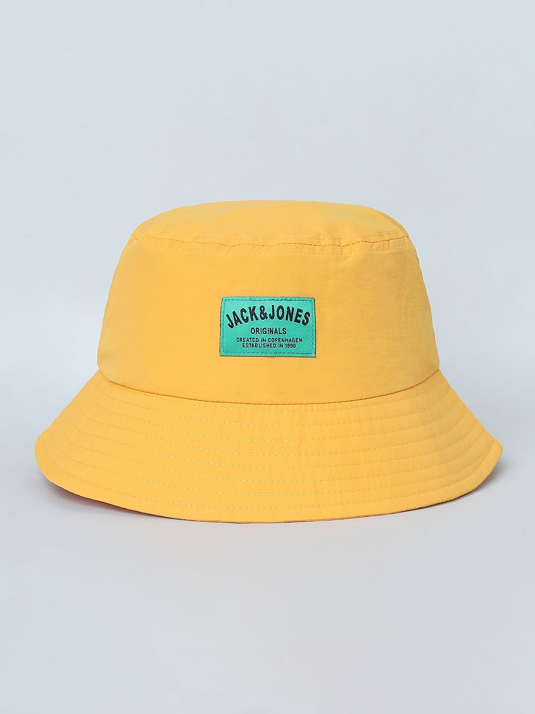 Orange Patch Branding Bucket Hat