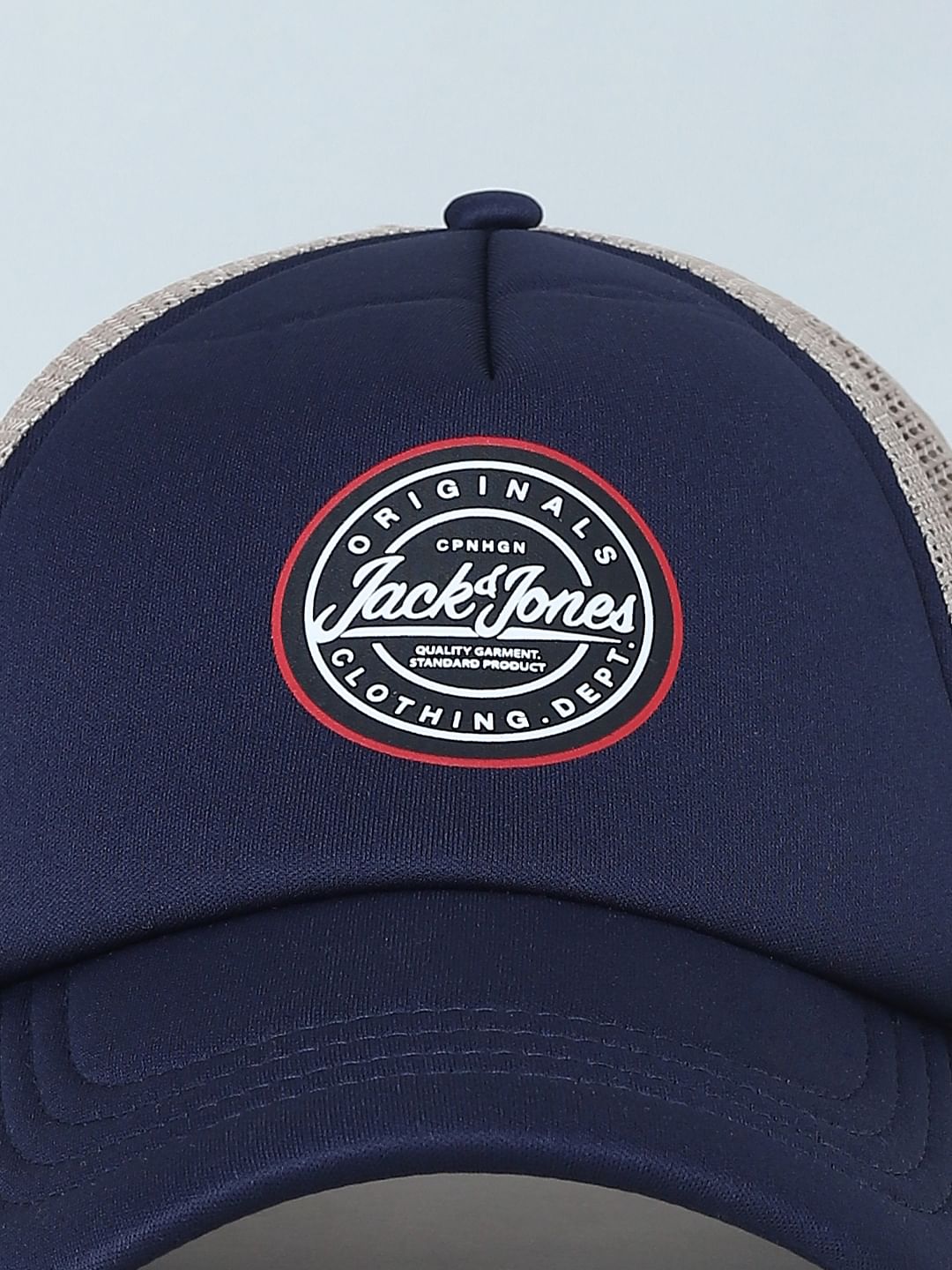 Blue Patch Branding Mesh Baseball Cap