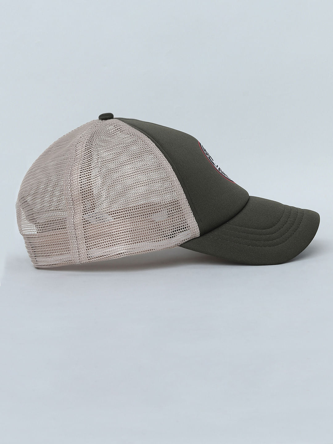 Green Patch Branding Mesh Baseball Cap