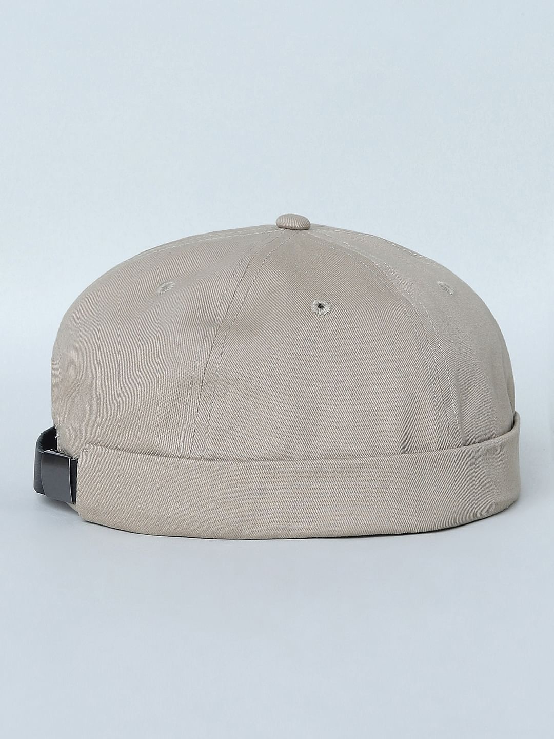 Beige Roll Hat