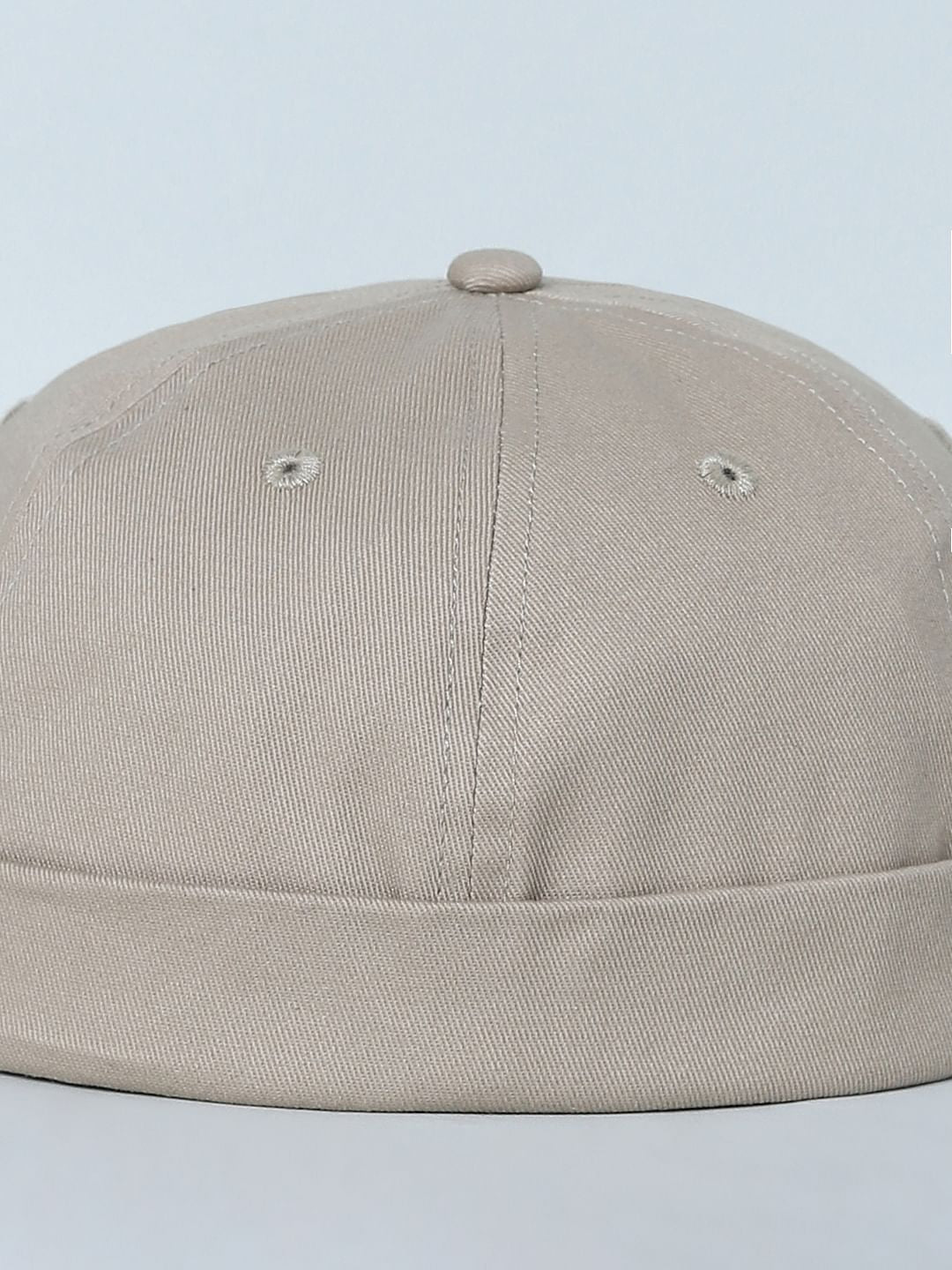 Beige Roll Hat