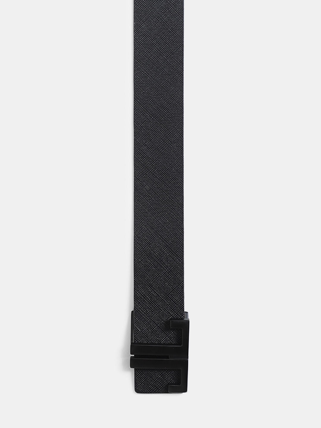 Black Reversible Leather Belt