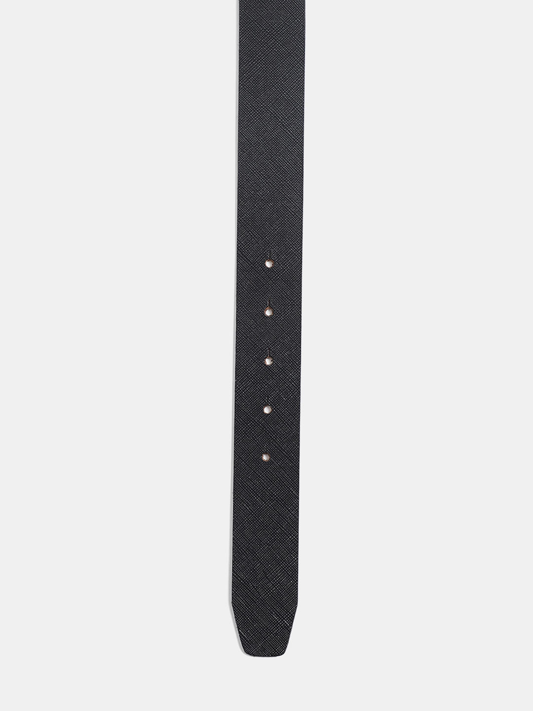 Black Reversible Leather Belt