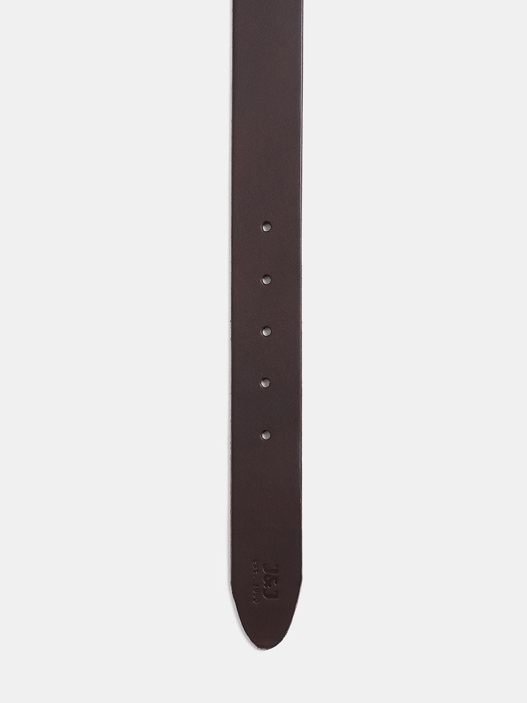 Dark Brown Leather Belt