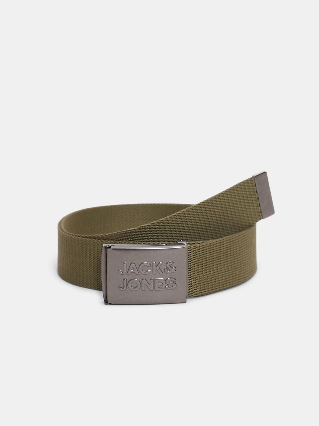 Green Buckle Closure Belt