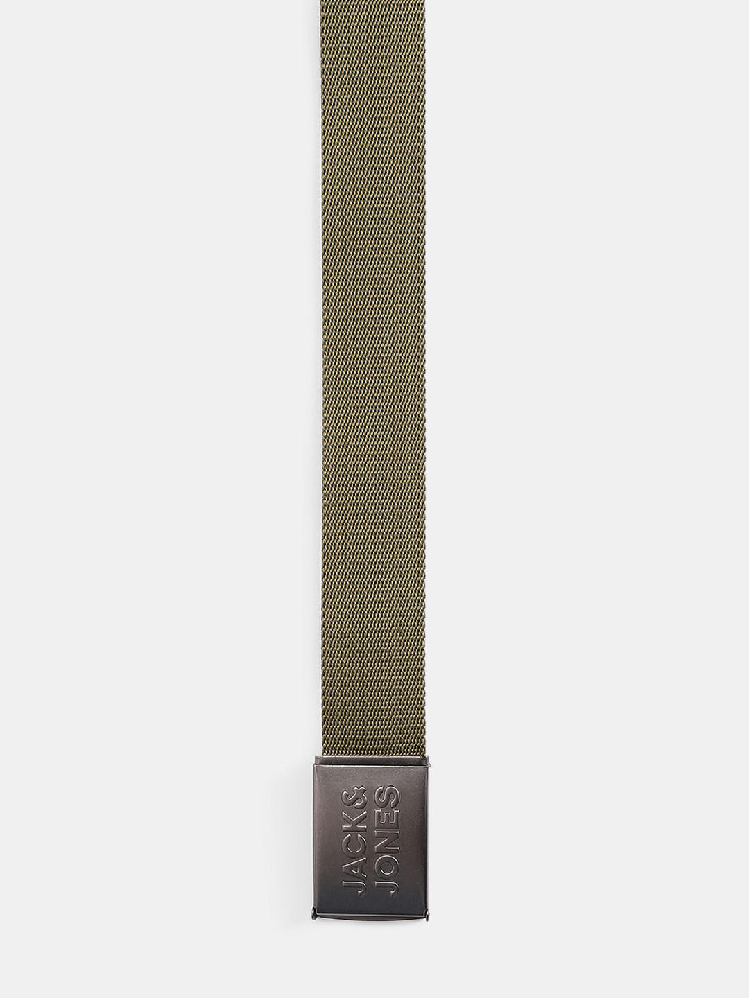 Green Buckle Closure Belt