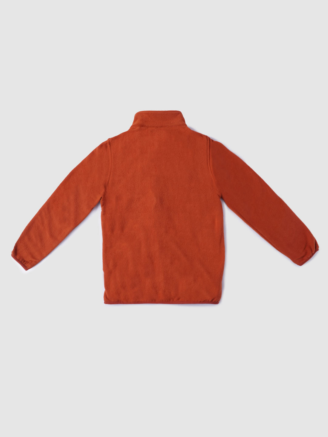 Boys Orange Fleece Jacket